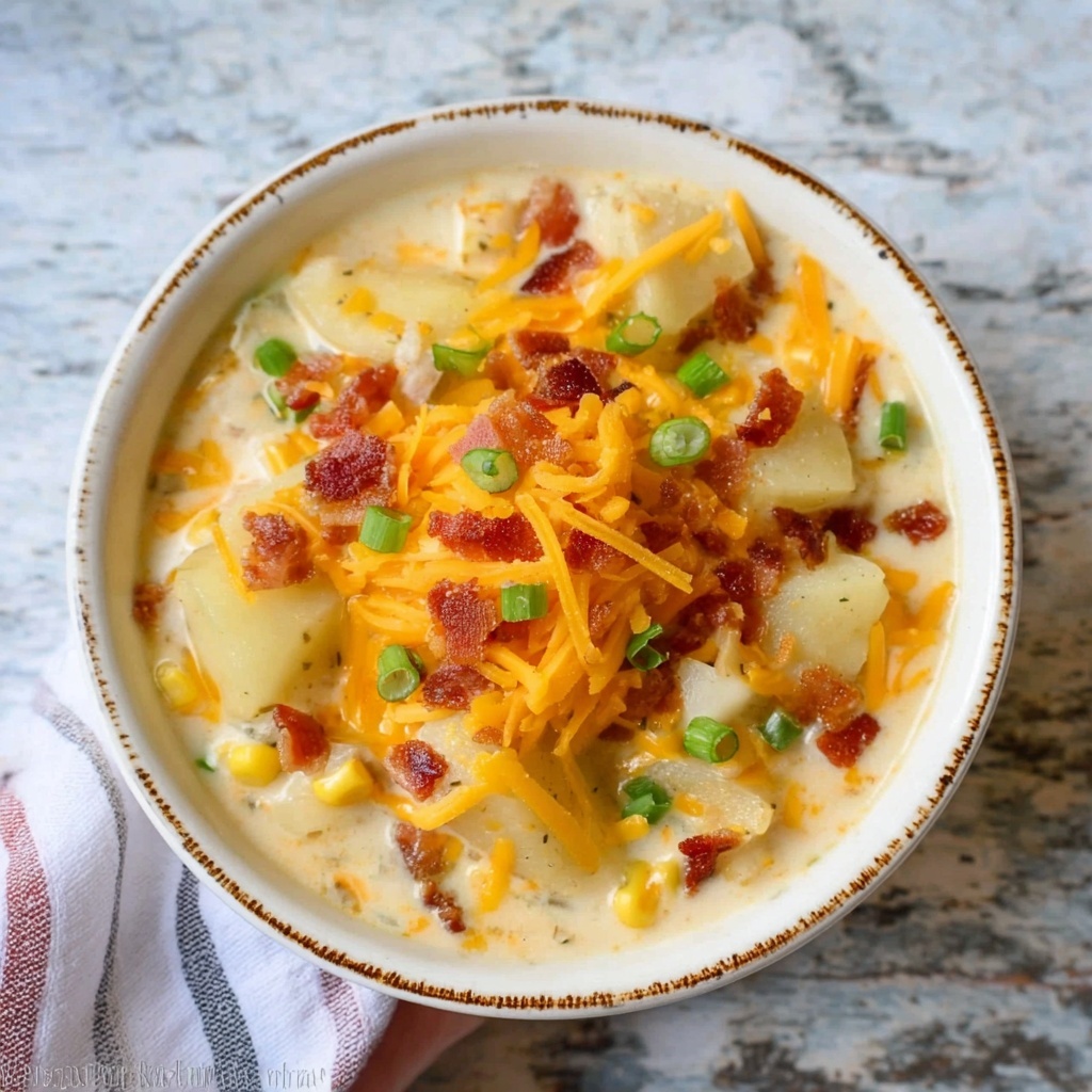 Slow Cooker Turkey Corn Chowder Recipe - Recipe Image