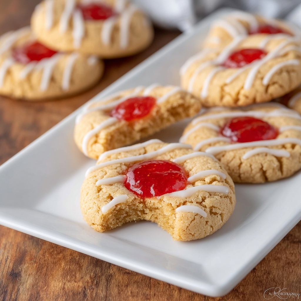Strawberry Thumbprint Cookies Recipe - Recipe Image