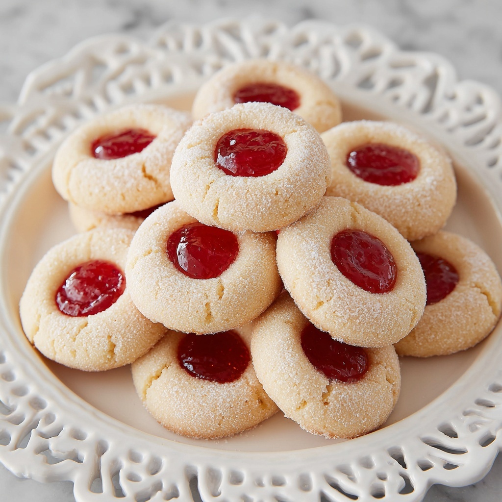 Jam Thumbprint Cookies Recipe - Recipe Image