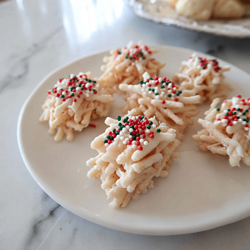 White Chocolate Haystack Cookies Recipe - Recipe Image