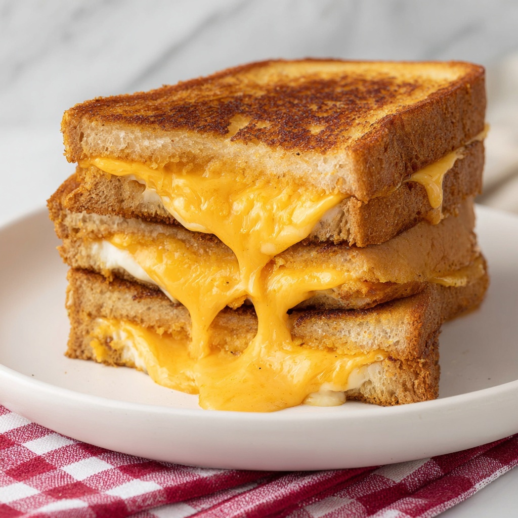 Air Fryer Grilled Cheese Sandwiches Recipe - Recipe Image