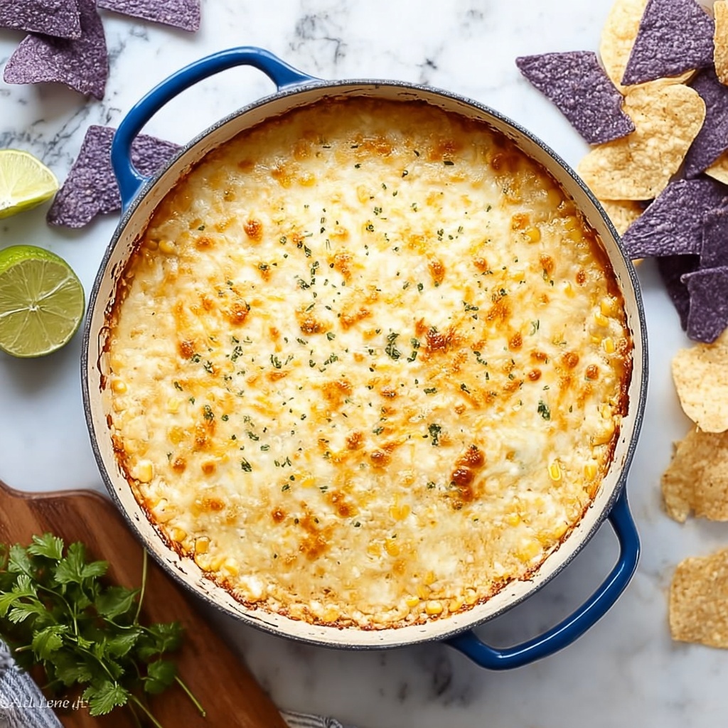 Skillet Mexican Corn Dip Recipe - Recipe Image