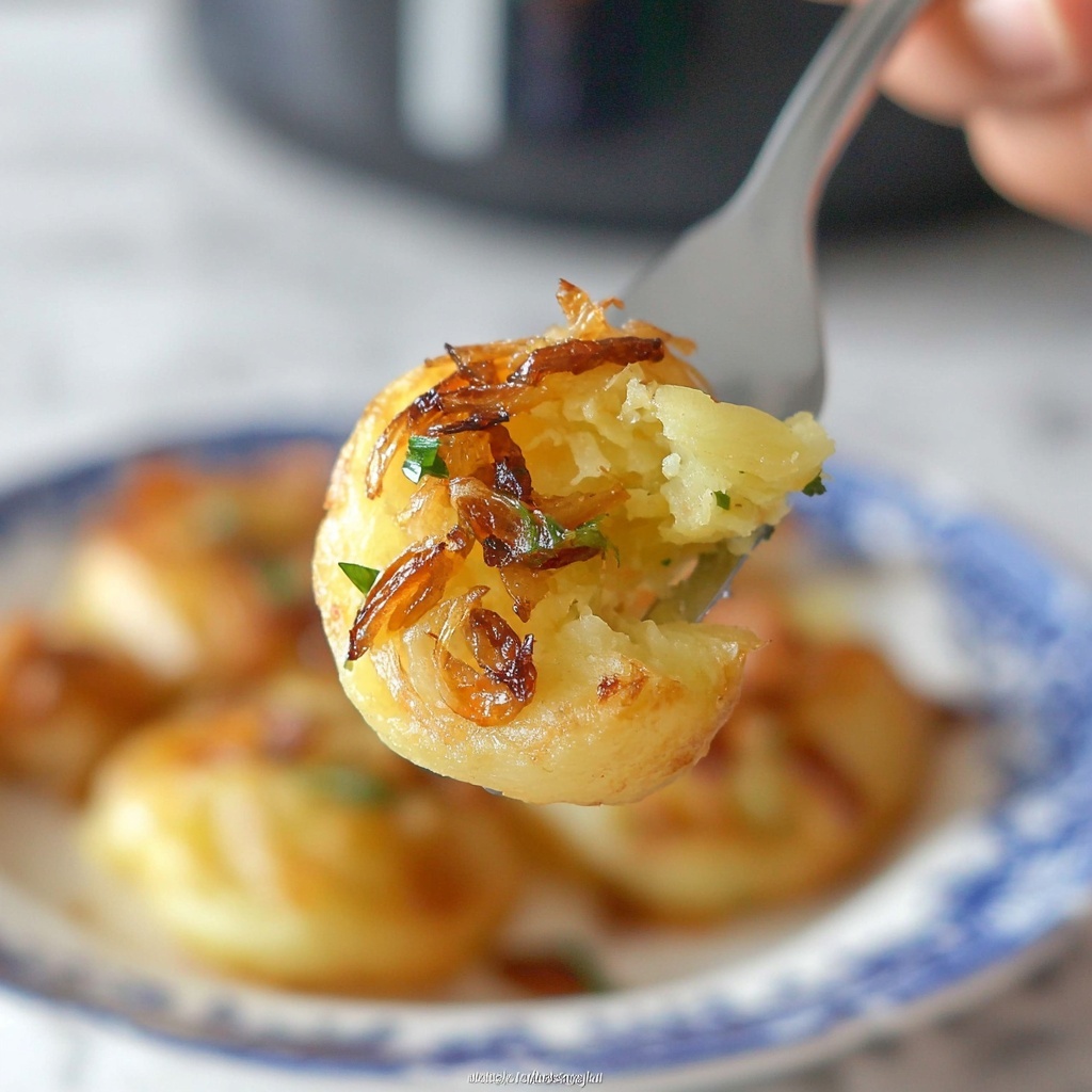 Air Fryer Smashed Potatoes Recipe - Recipe Image