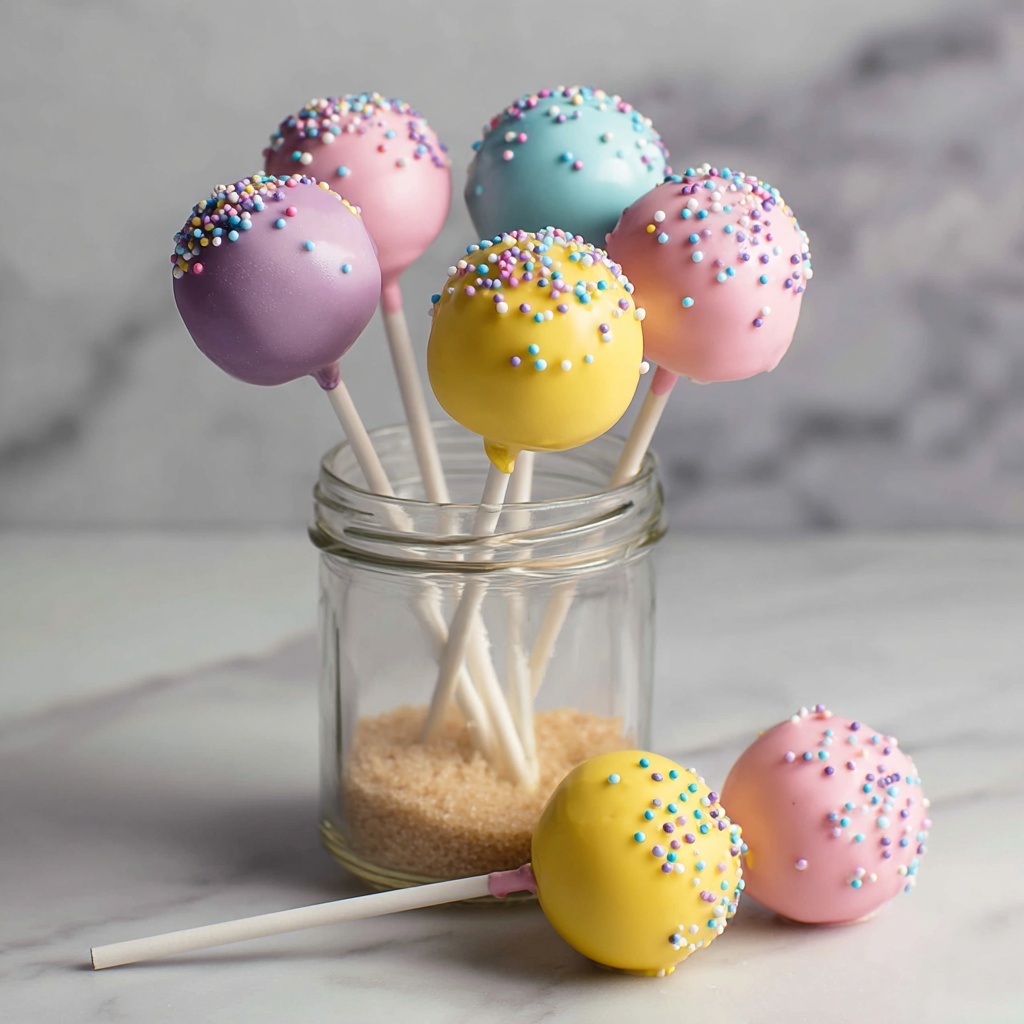 Easter Egg Cake Pops Recipe - Recipe Image