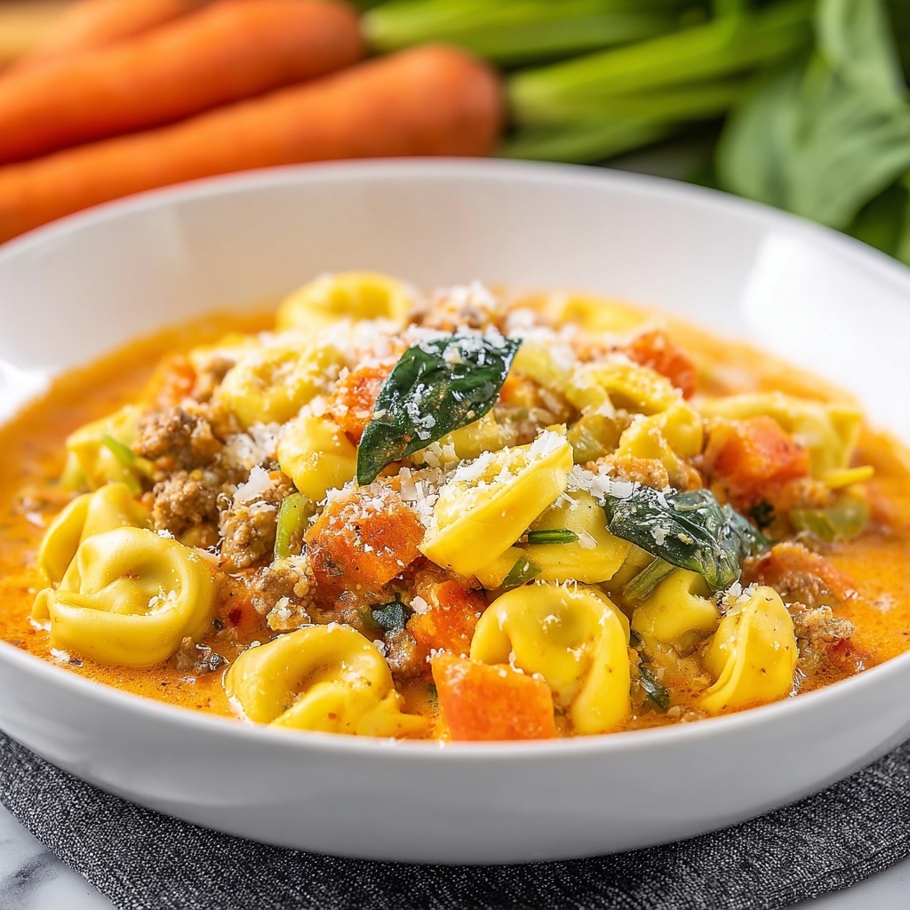 Crockpot Tortellini Soup Recipe - Recipe Image