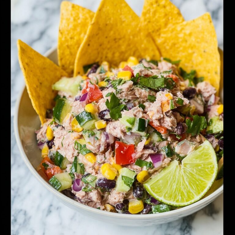 Mexican Tuna Salad with Beans, Corn, and Spicy Cilantro Dressing Recipe