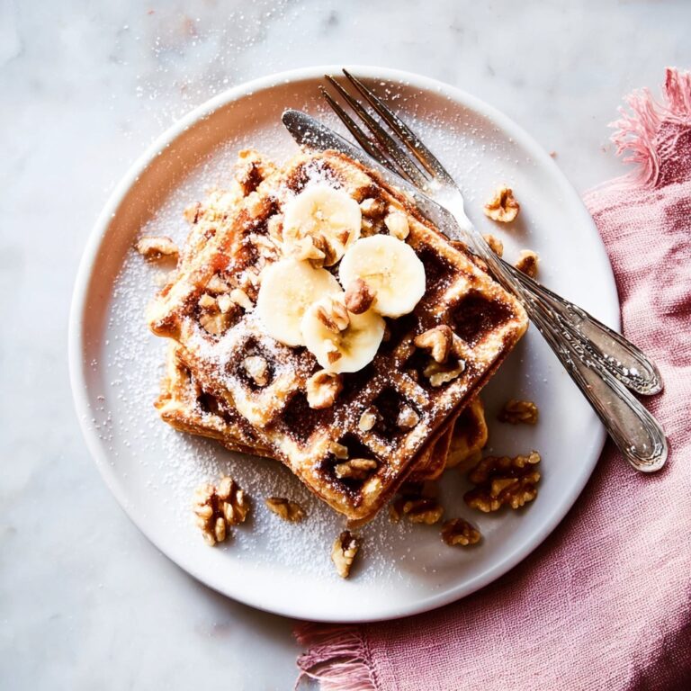Banana Nut Waffles Recipe
