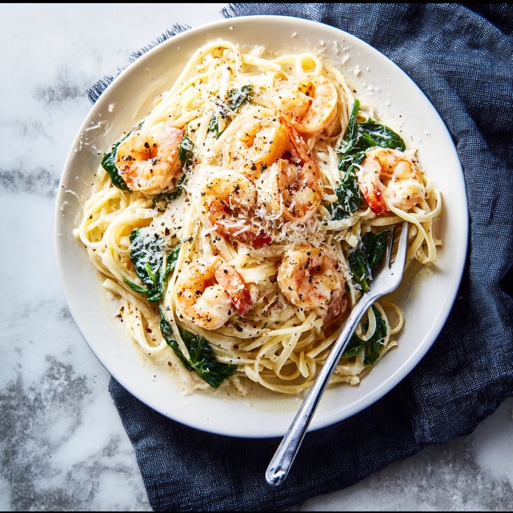 Garlic Butter Shrimp Pasta Recipe - Recipe Image