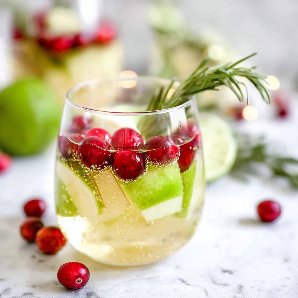 White Christmas Sangria Recipe - Recipe Image
