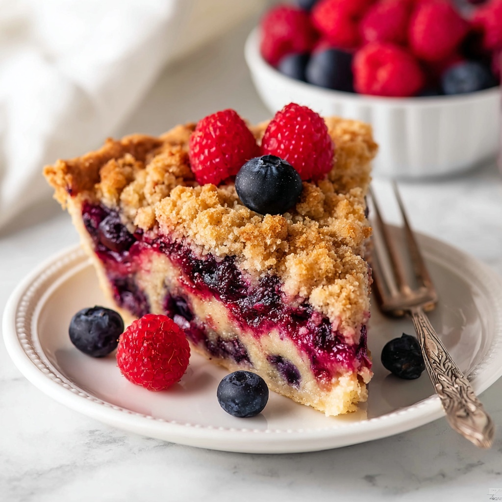 Sour Cream Berry Pie Recipe - Recipe Image