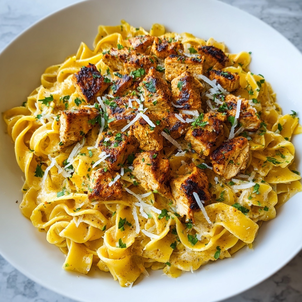 Cowboy Butter Chicken Linguine Recipe - Recipe Image