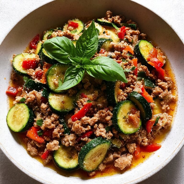 Ground Turkey and Zucchini Skillet Recipe