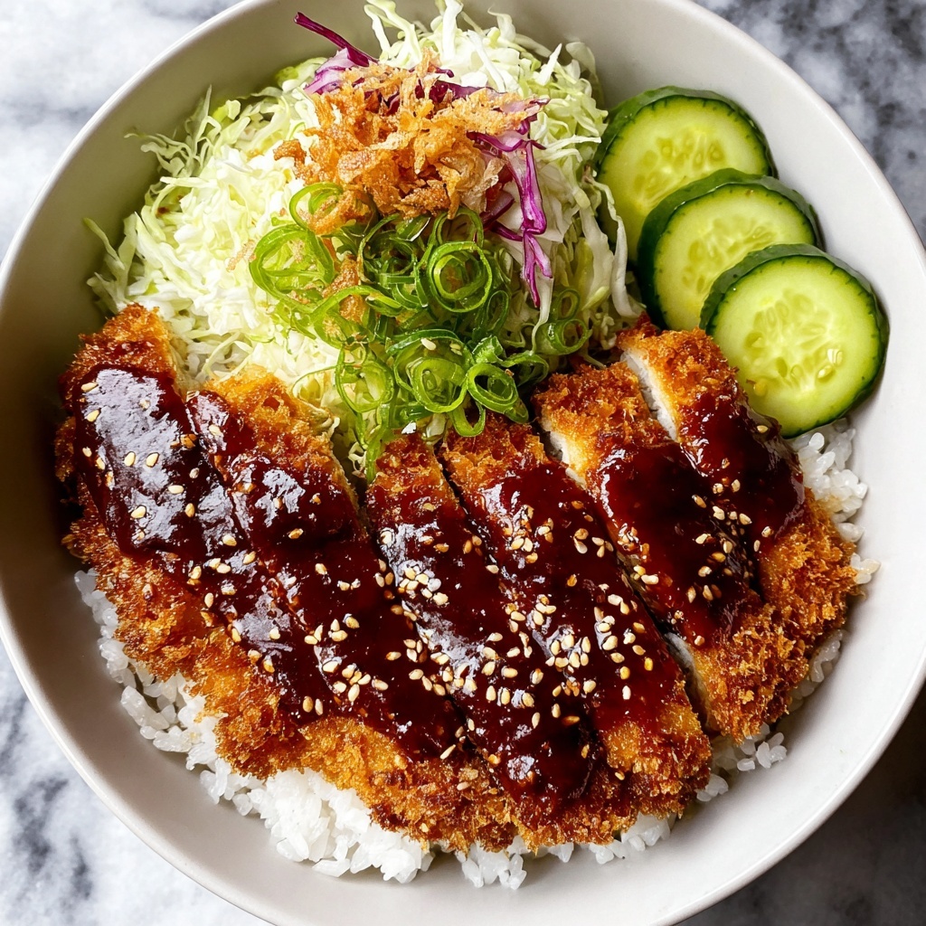 Japanese Katsu Bowls with Tonkatsu Sauce Recipe - Recipe Image