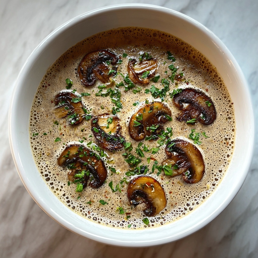 Creamy Mushroom Soup Recipe - Recipe Image