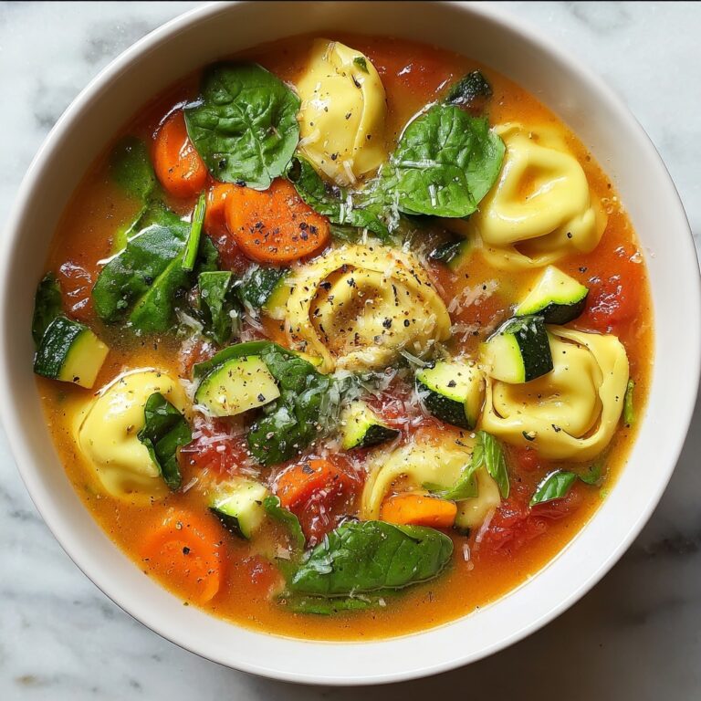 Hearty Vegetarian Tortellini Soup Recipe