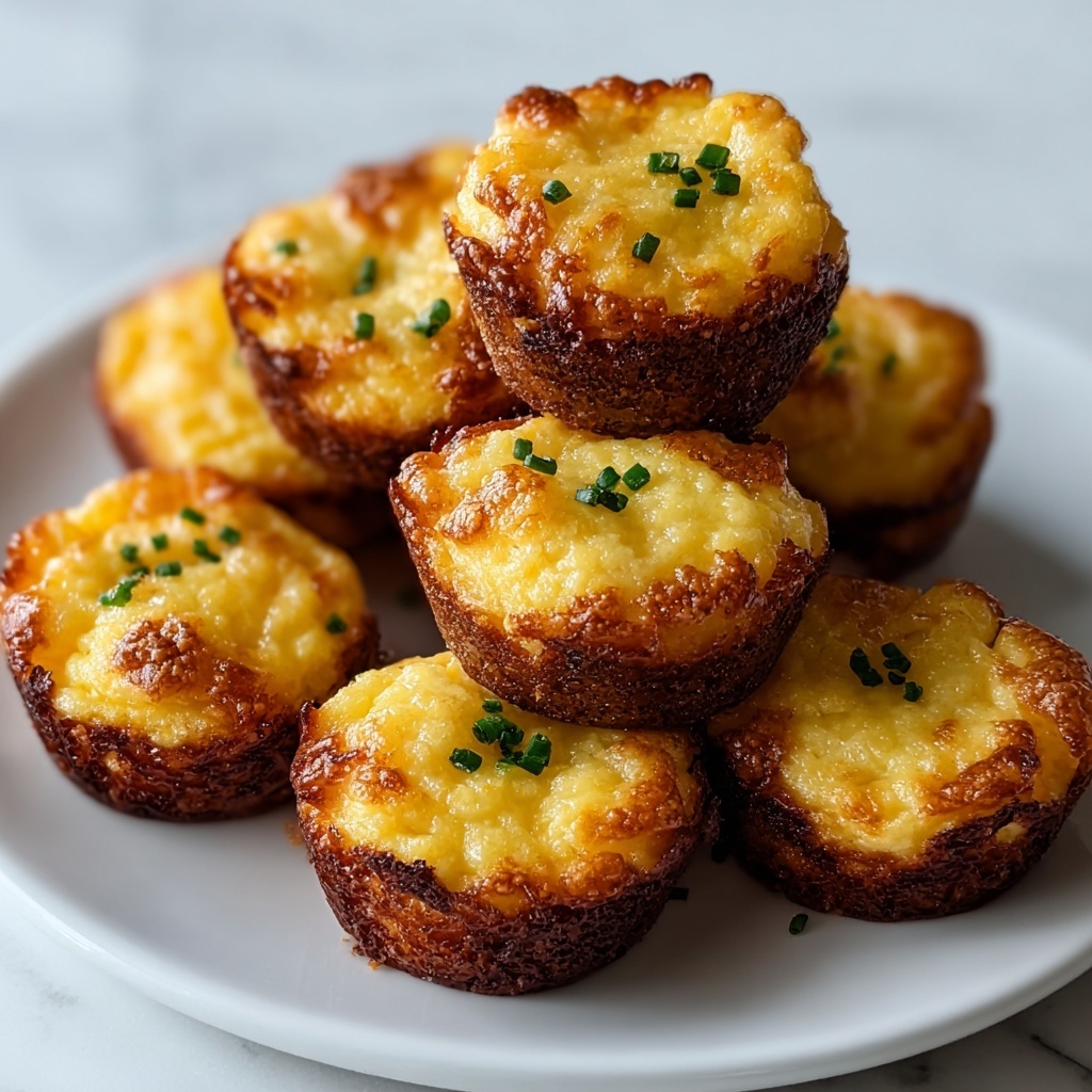 Cheesy Mashed Potato Puff Bites Recipe - Recipe Image
