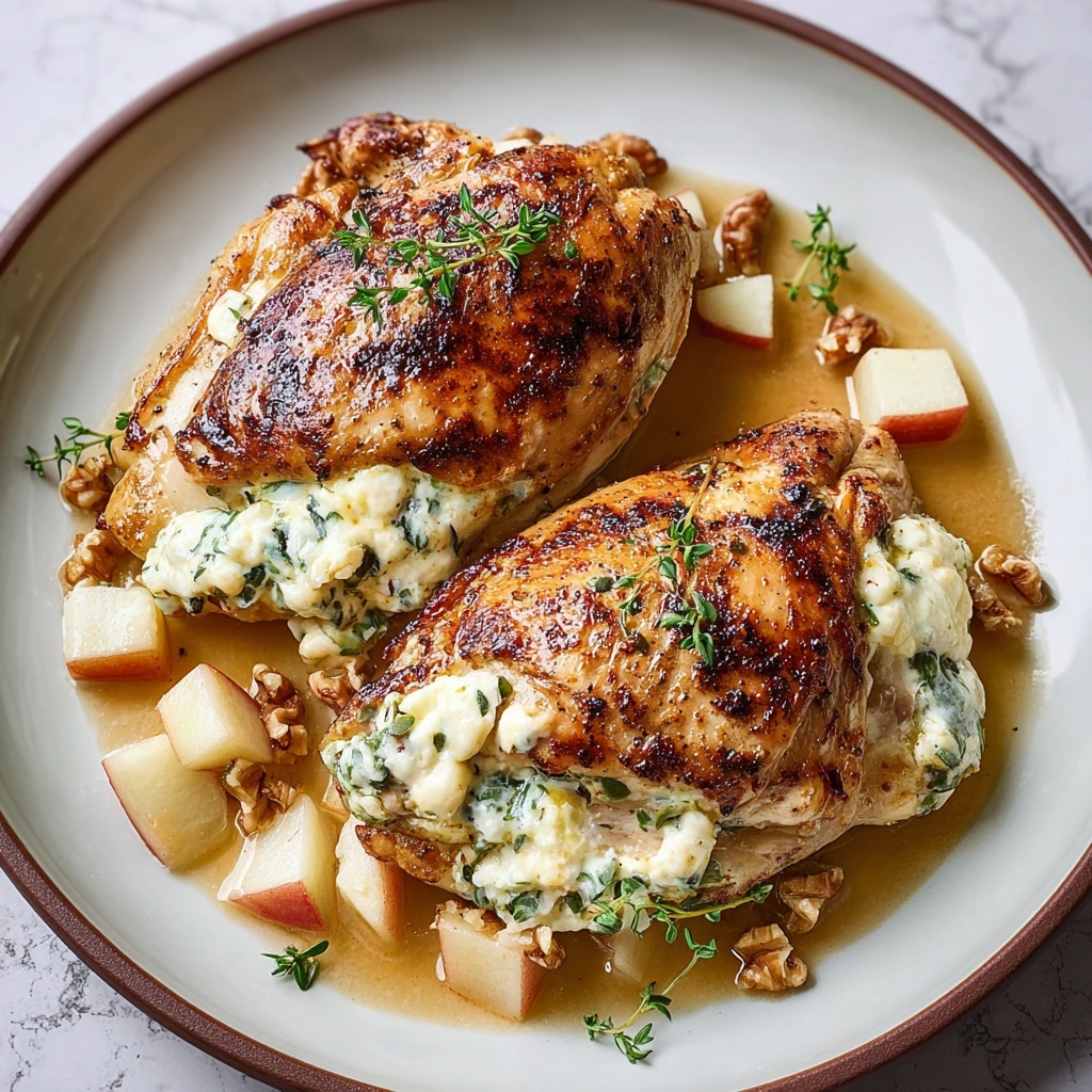 Apple and Brie Stuffed Chicken Recipe - Recipe Image