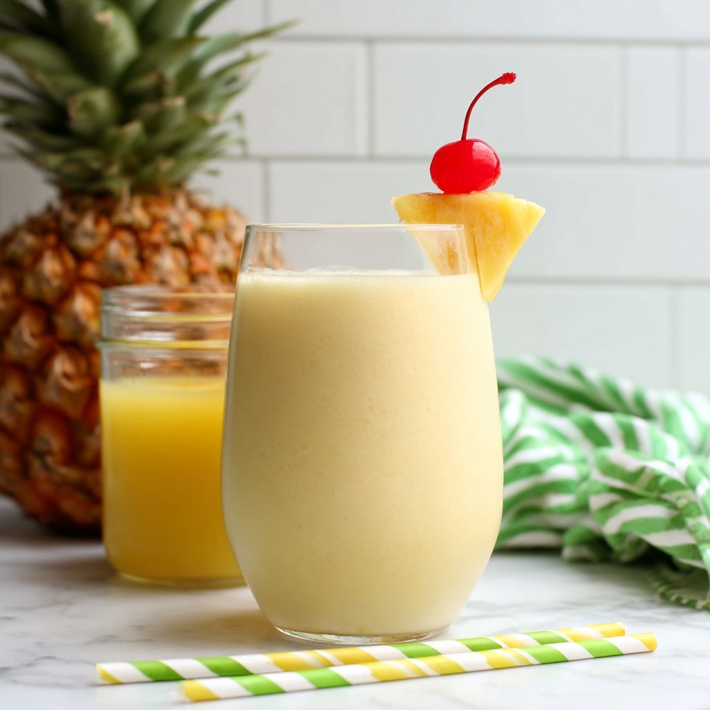 Creamy Pineapple Smoothie Recipe - Recipe Image