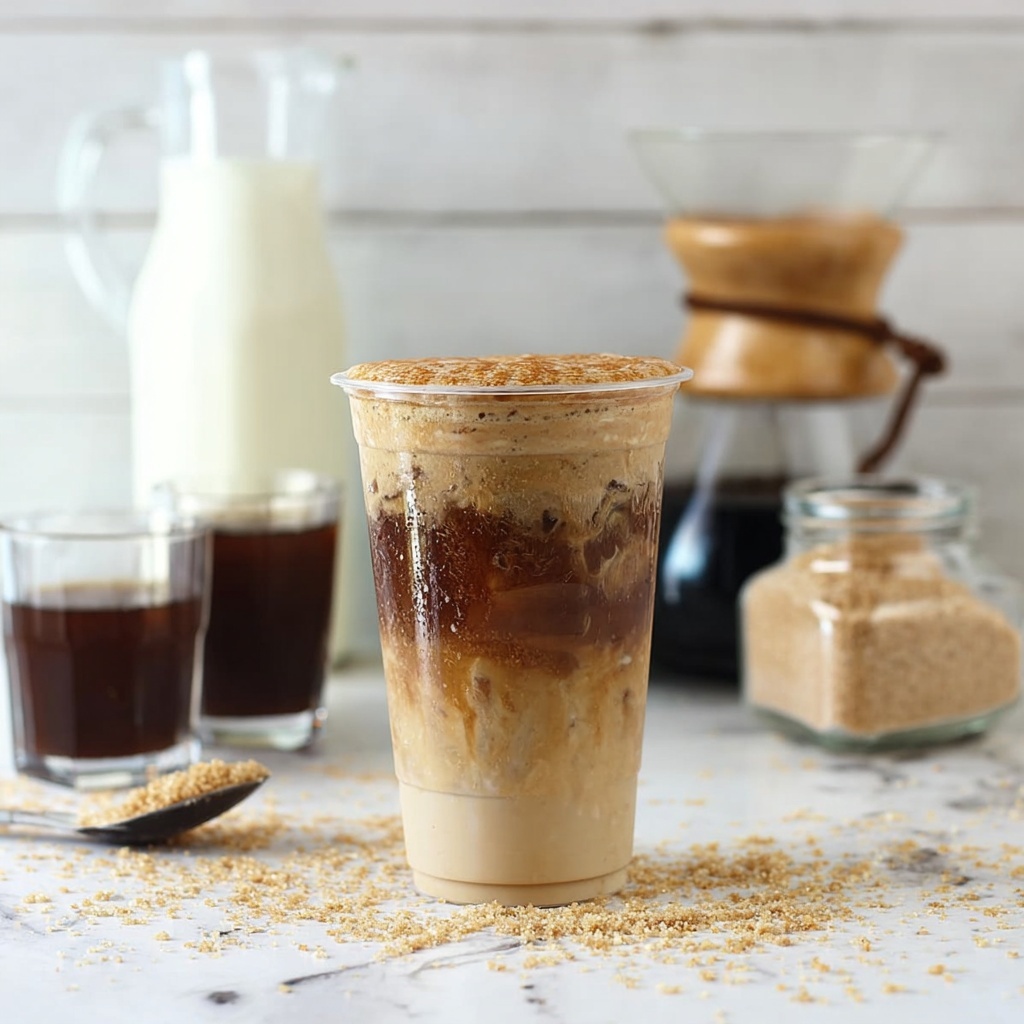Brown Sugar Oatmilk Shaken Espresso Recipe - Recipe Image