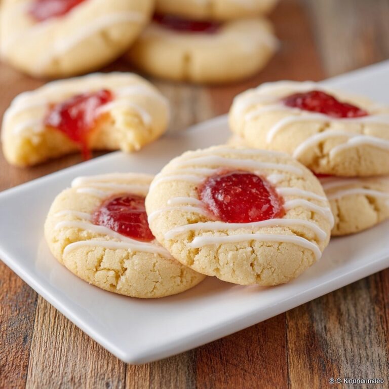 Strawberry Thumbprint Cookies Recipe