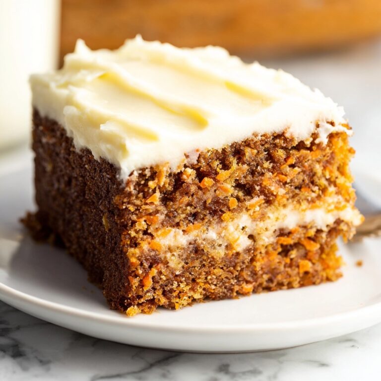 Carrot Sheet Cake with Cream Cheese Frosting Recipe