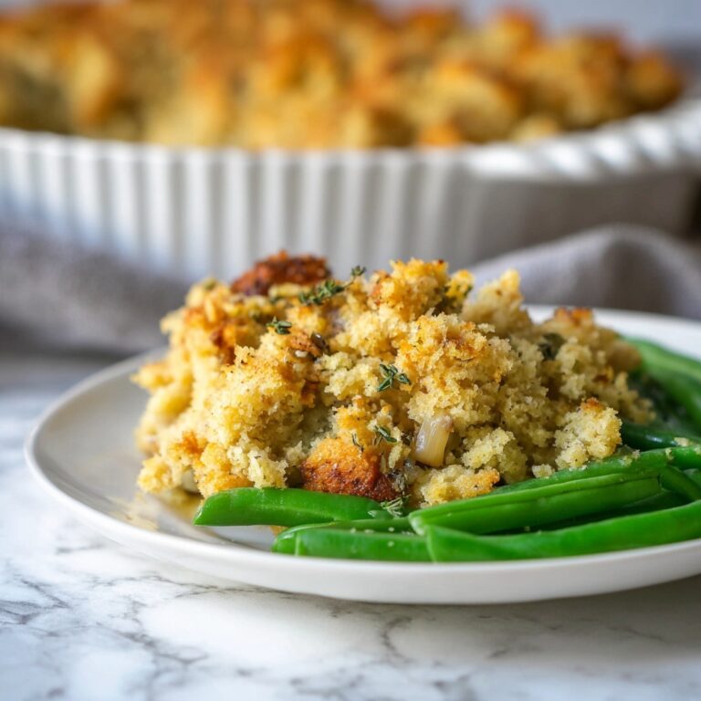 Green Bean Stuffing Casserole Recipe