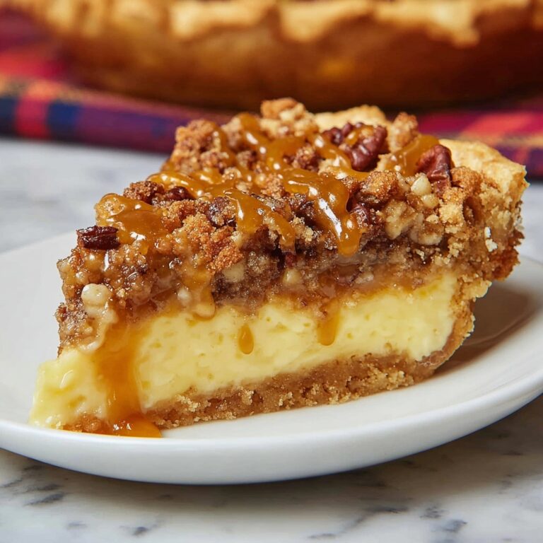 Buttermilk Pecan Pie with Caramel Drizzle Recipe