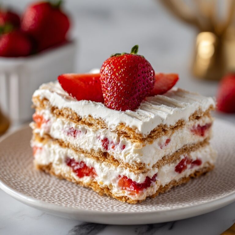 Strawberry Icebox Cake Recipe