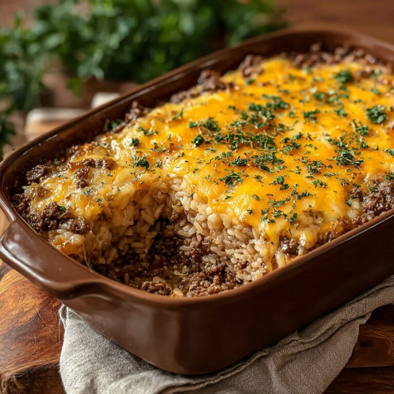 Ground Beef and Rice Casserole Recipe