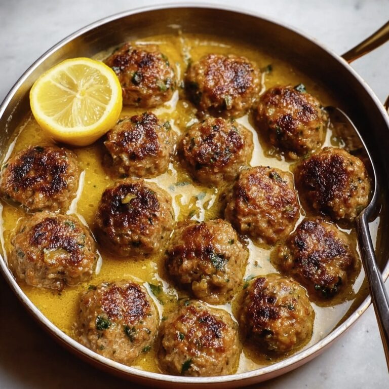 Tender Meatballs in Lemon Sauce Recipe