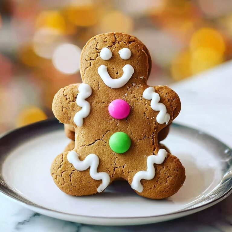 Irresistibly Chewy Gingerbread Man Cookies Recipe