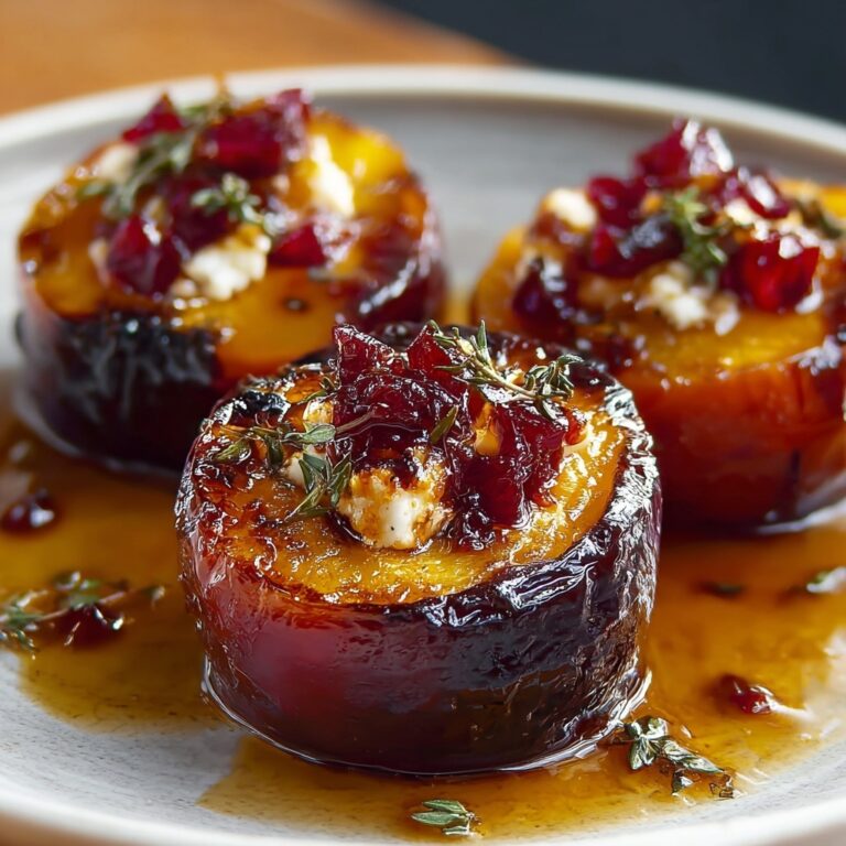 Irresistibly Delicious Honey Glazed Acorn Squash with Goat Cheese Recipe