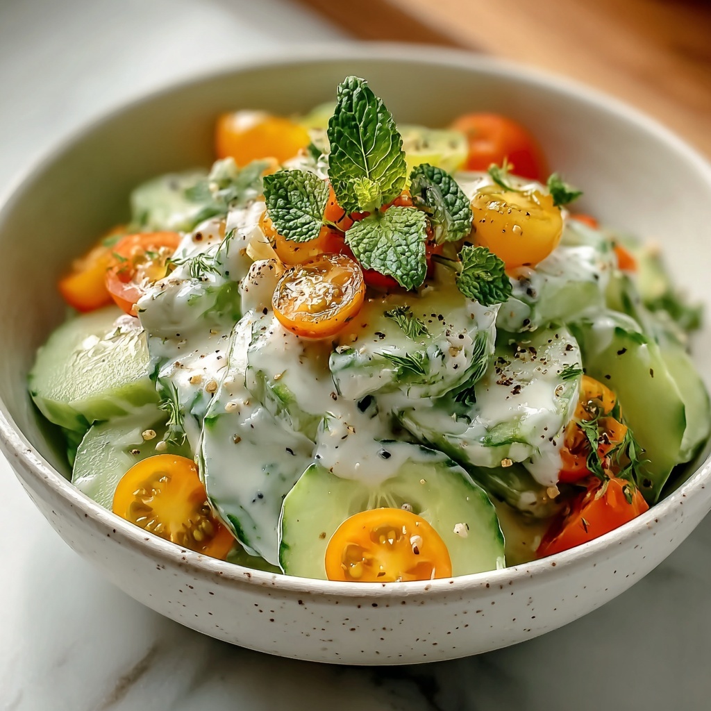 Crispy Cucumber Ranch Crack Salad Recipe - Recipe Image