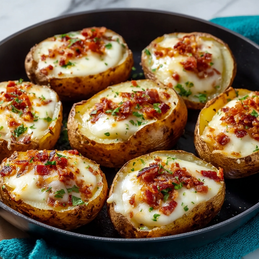 Crispy Air Fryer Potato Skins for Perfect Game Night Bites Recipe - Recipe Image