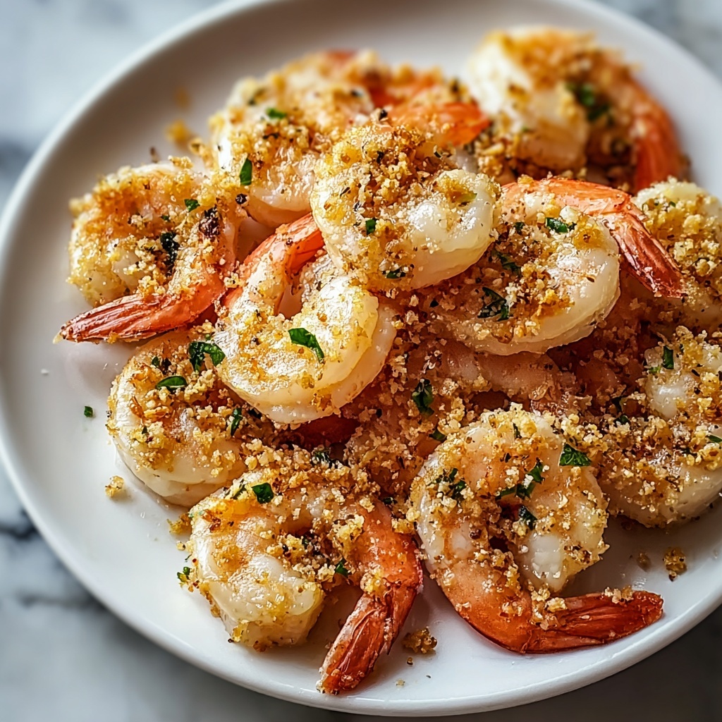 Effortless Air Fryer Garlic Parmesan Shrimp with Gourmet Flavor Recipe - Recipe Image