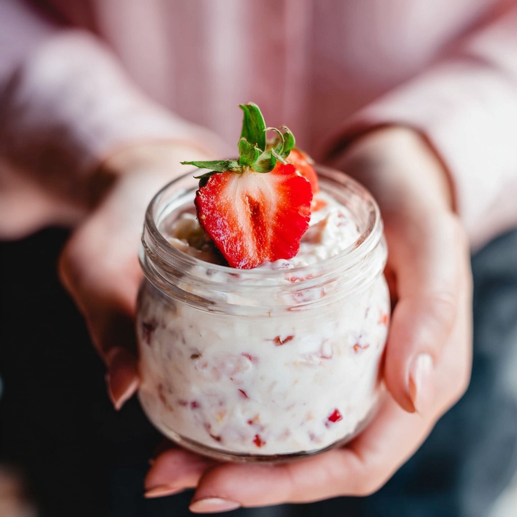 Creamy Overnight Oats with Yogurt, Chia Seeds, and Fresh Fruit Recipe - Recipe Image
