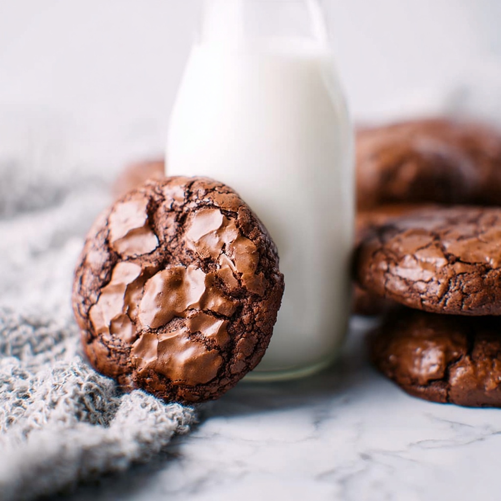 Double Chocolate Brownie Cookies Recipe - Recipe Image