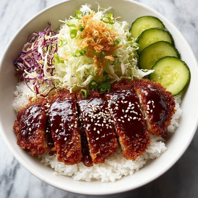 Japanese Katsu Bowls with Tonkatsu Sauce Recipe