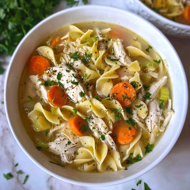Homemade Chicken Noodle Soup Recipe