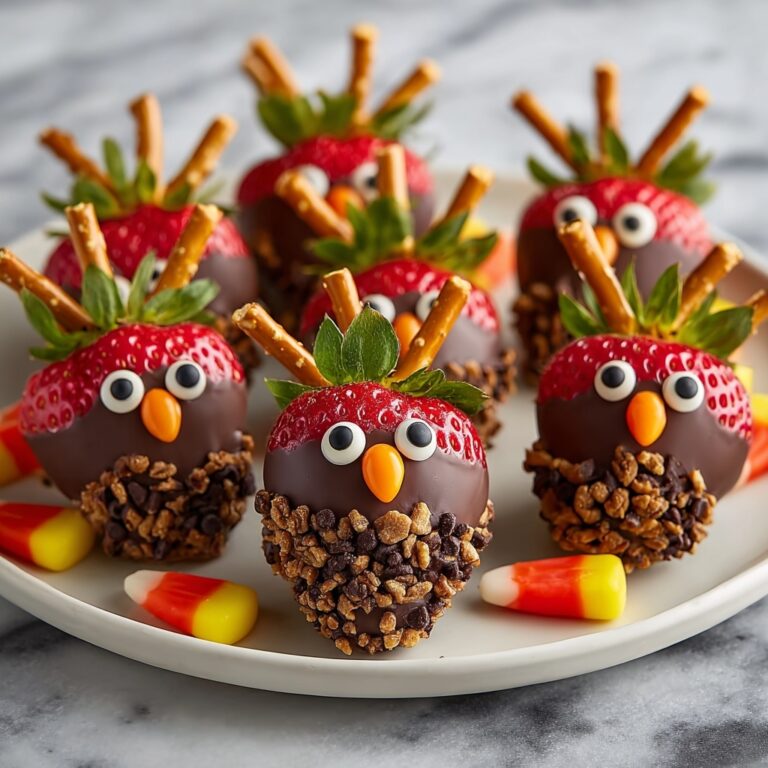 Chocolate Covered Strawberry Turkeys Recipe