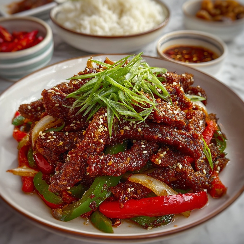 Crispy Chilli Beef Recipe - Recipe Image