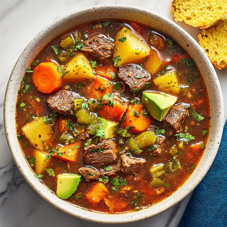 Caldo de Res: Hearty Mexican Beef Vegetable Soup Recipe