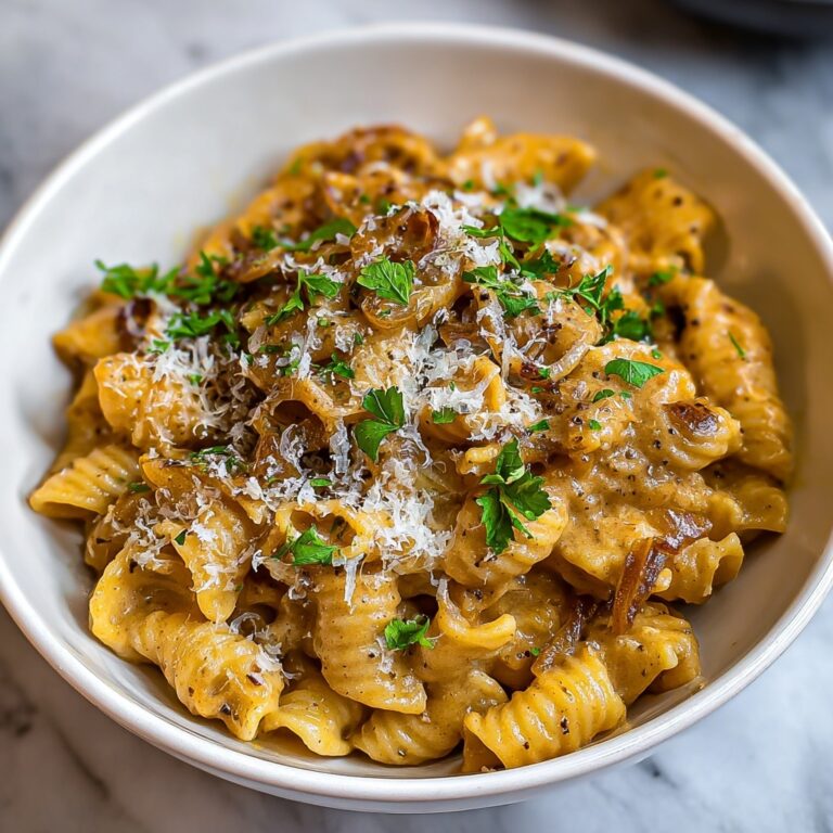 One Pot French Onion Pasta Recipe