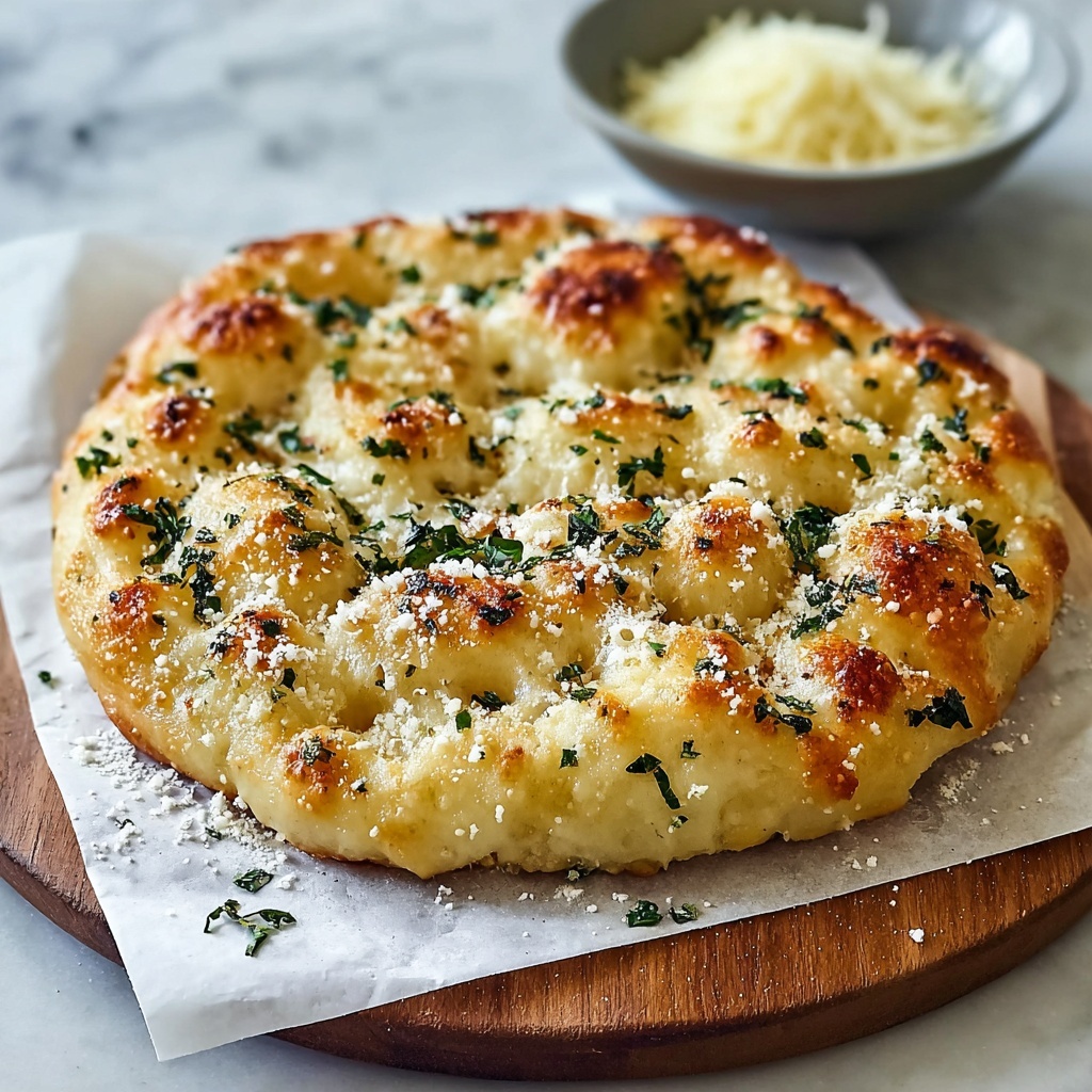 Garlic Parmesan Focaccia Bread Recipe - Recipe Image