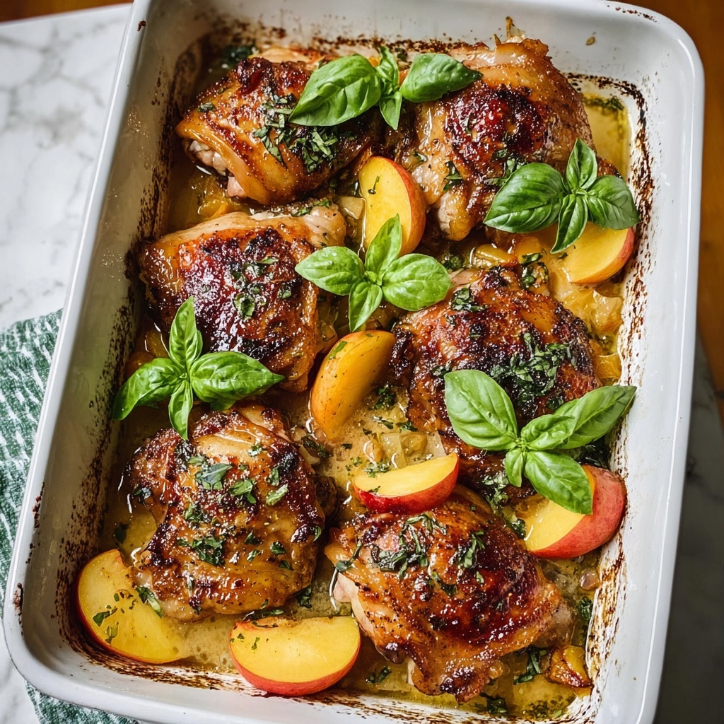 Honey Butter Peach Chicken Recipe - Recipe Image