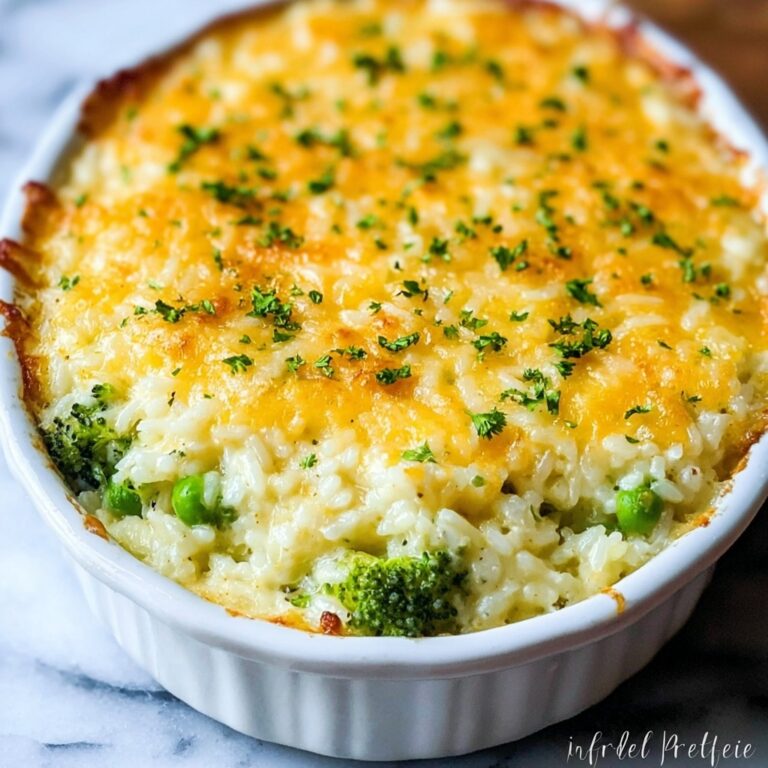 Cheesy Broccoli Rice Casserole Recipe