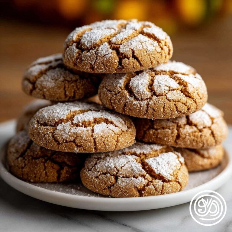 Brown Butter Cinnamon Crinkle Cookies Recipe