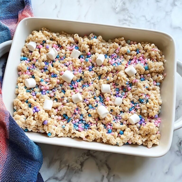 Cake Batter Rice Krispie Treats Recipe