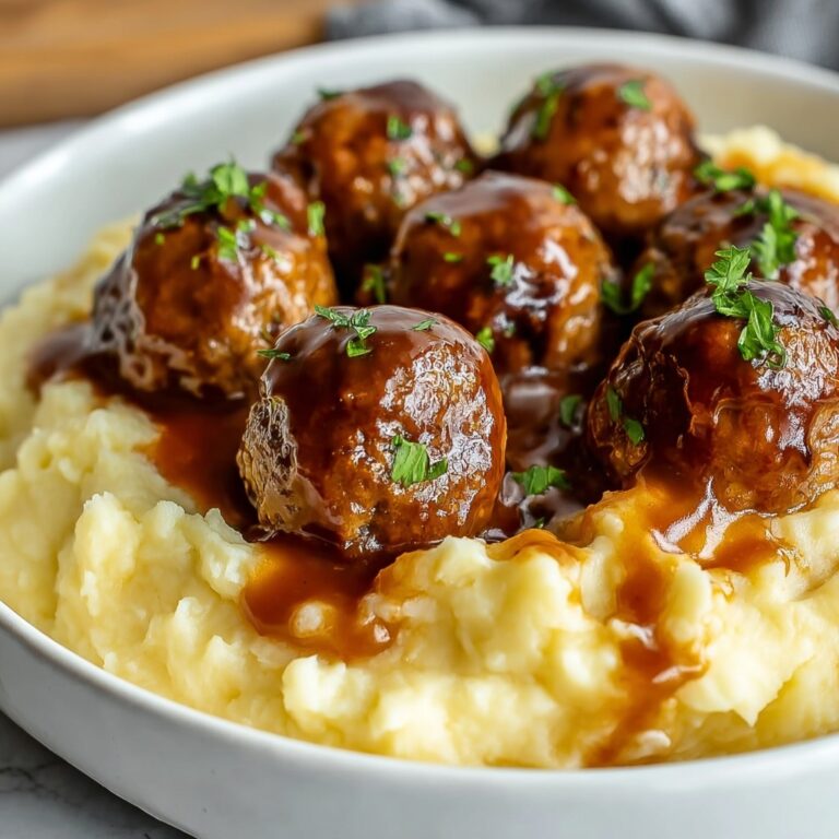 Tasty Slow Cooker Salisbury Steak Meatballs Recipe