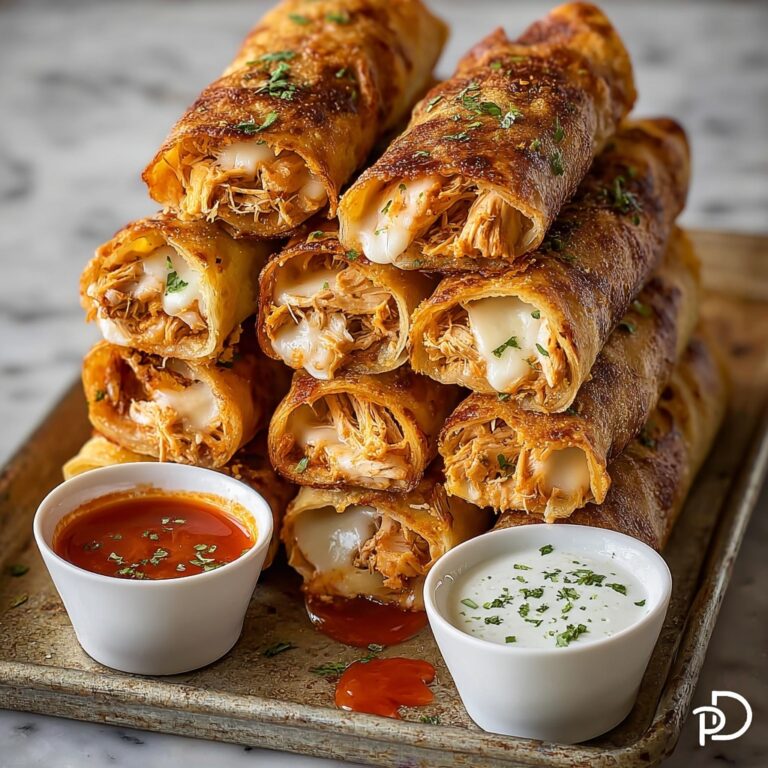 Buffalo Chicken Egg Rolls Recipe